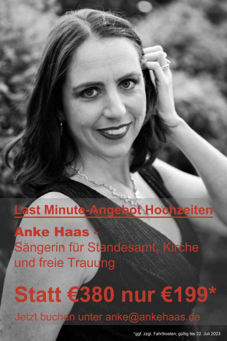 Anke Haas Sängerin und Sprecherin Eine Stimme, die berührt